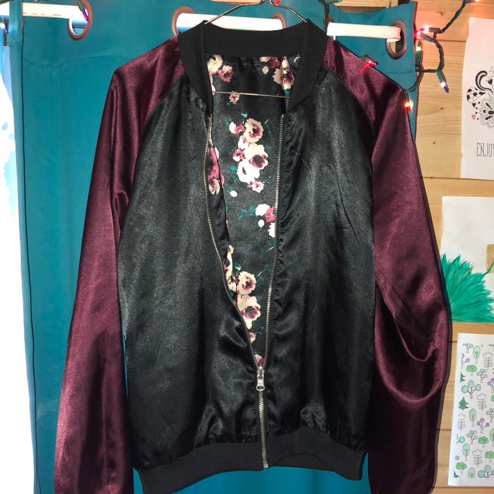 Reversible bomber jacket - Picture 2 of 2